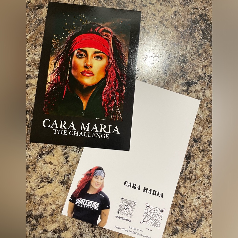 Cara Maria autograph MTV Challenge